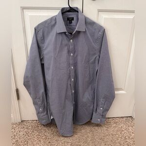 J. Crew Men's Blue Casual Button Down Shirt